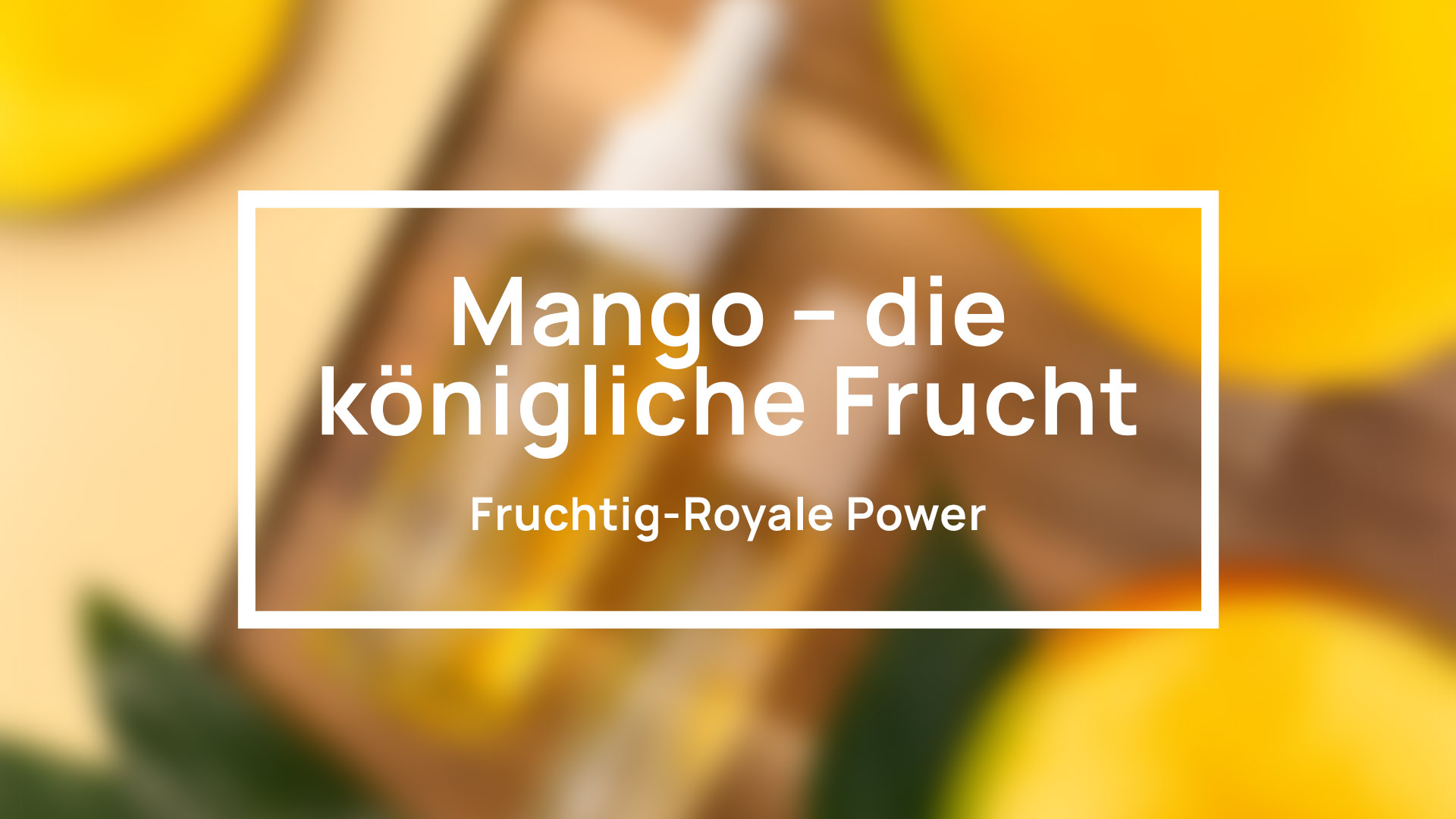 Yves Swiss AG | Mango – Königliche Frucht